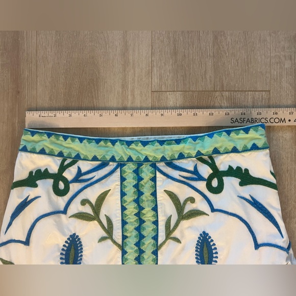 Maeve Blue and Green Midi Skirt size 10, bridal, baby shower, church lik… - Picture 8 of 8